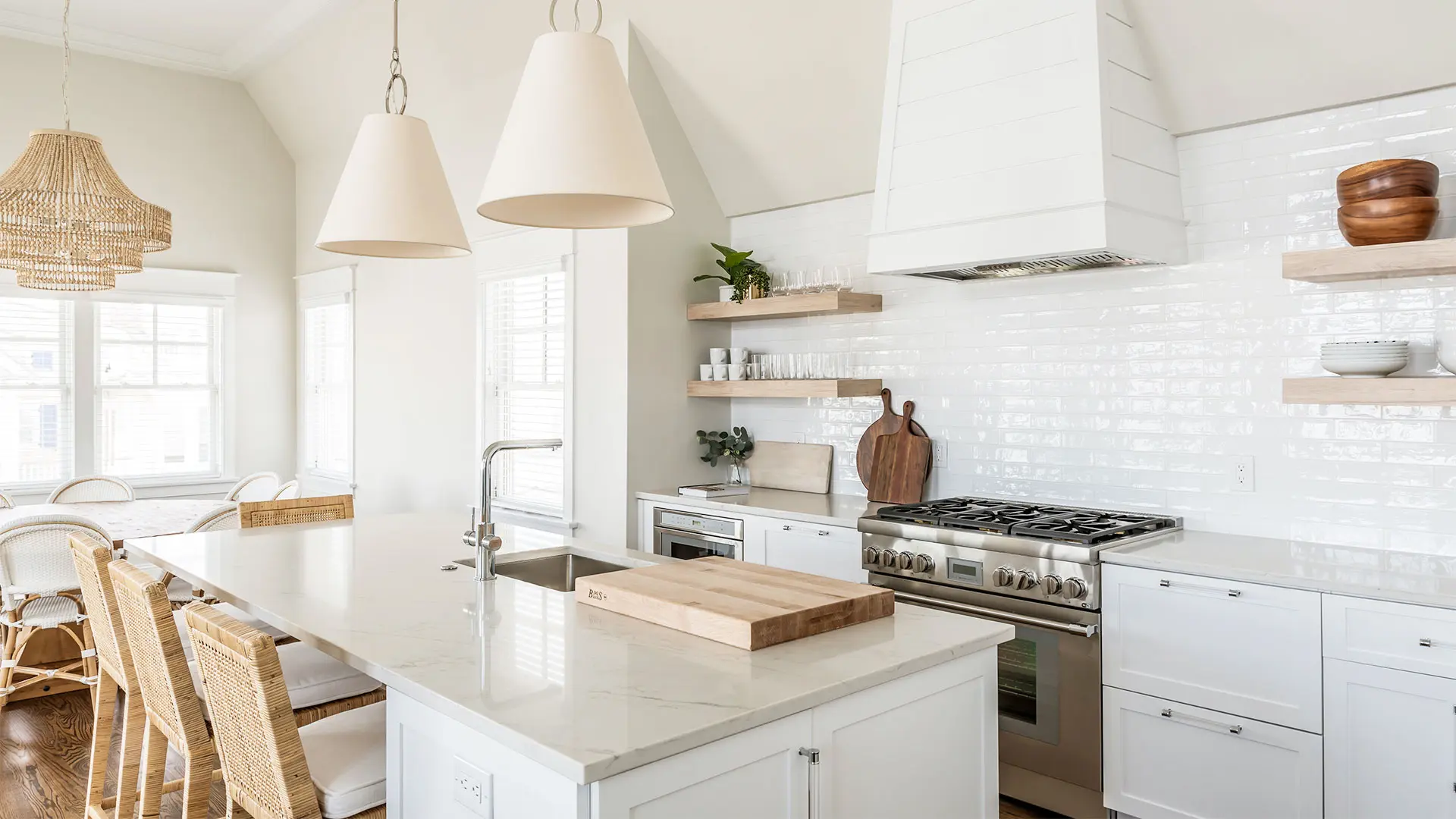 Transitional & Contemporary Kitchen in 108th Street, Stone Harbor NJ